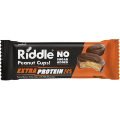Riddle вафла чашки протеин и млечен шоколад без захар 50 г