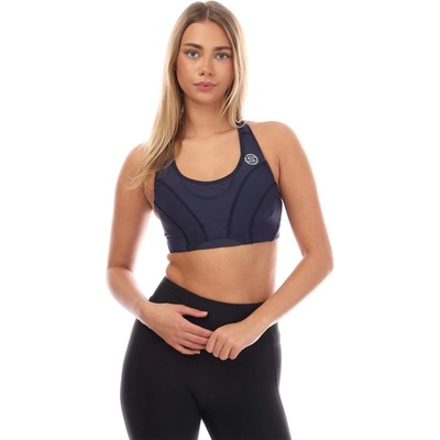 Skins Series-3 Hi-Impact Bra - Navy