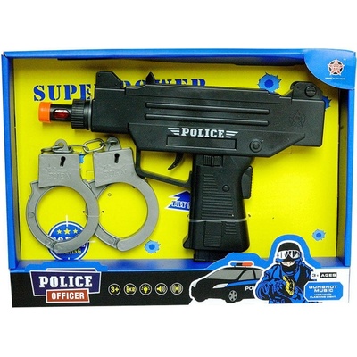 Mac Toys policajná pištoľ s putami