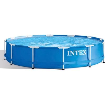 Intex Басейн Metal Frame Intex, Кръгъл, диаметър 366 см, височина 76 см (400327)