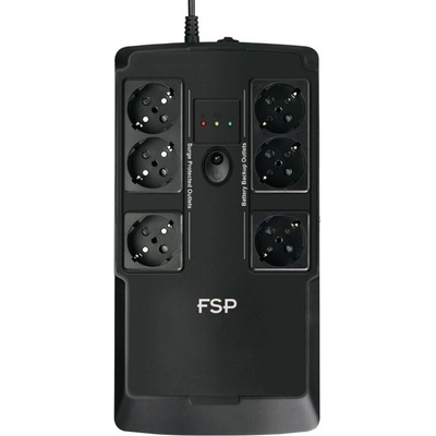 FSP UPS FSP NANO 600 Аварийно захранване Off-line 600VA/360W, Модифицирана синусоида (FORT-UPS-600NANO-FIT)