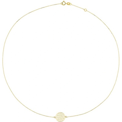 Cutie Jewellery Slušivý náhrdelník zo žltého zlata Z0120-40-X-1