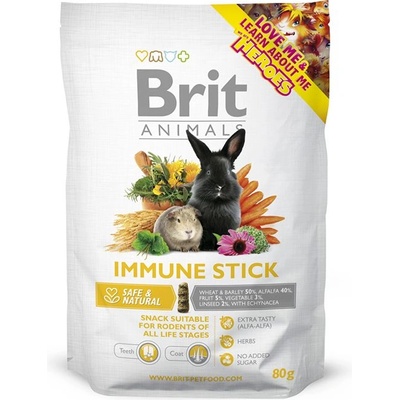 Brit Animals Immune Stick за гризачи 80g