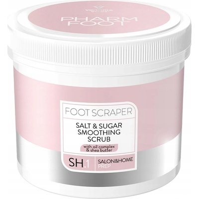 Pharm Foot vyhlazující solno cukrový peeling na nohy 800 g Foot Scraper