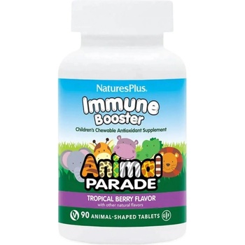 Animal Parade Immune Booster [90 Дъвчащи таблетки] Боровинка