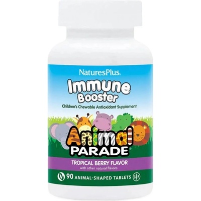 Animal Parade Immune Booster [90 Дъвчащи таблетки] Боровинка