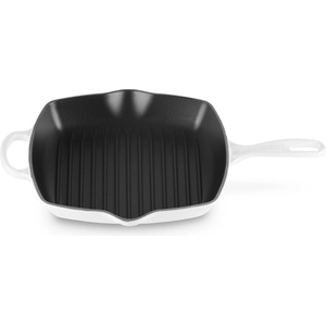 Le Creuset Грил тиган SIGNATURE 26 см, WHITE, чугун, Le Creuset (LECR20183260100422)