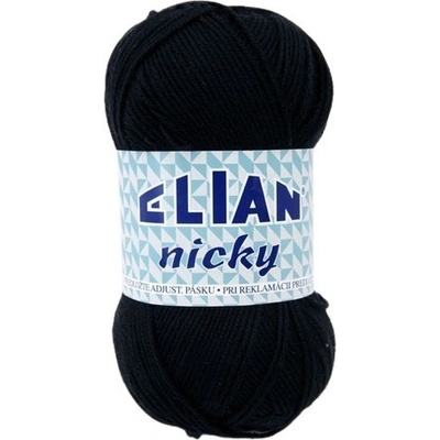 VSV Pletací příze Elian Nicky 217 - černá