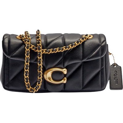 Coach Дамска чанта Coach Tabby 20, Черна / Златна (CP149-BLACK-GOLD)