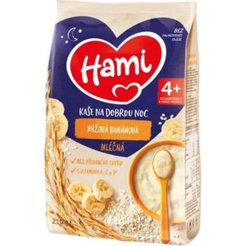Hami Ml.kaše na dobrou noc rýžová banán 210 g