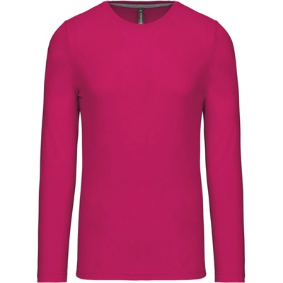 Kariban tričko K359 dlouhý rukáv pánské fuchsia