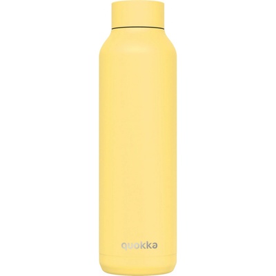 Quokka Nerezová termoláhev Solid Powder 630 ml světle žlutá