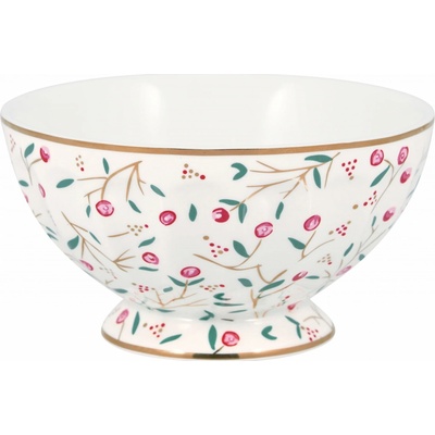 Green Gate Francouzská miska Maise porcelán white multi 400 ml