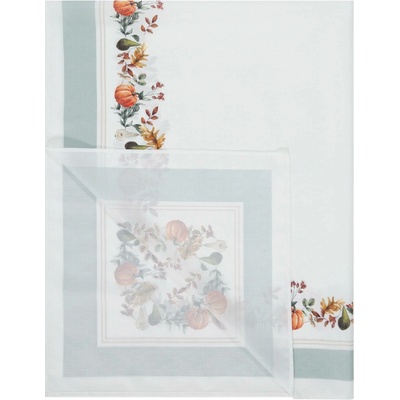 Livarno home Ubrus 130x170 cm Běhoun 50x150 cm ubrus Dýně okraj