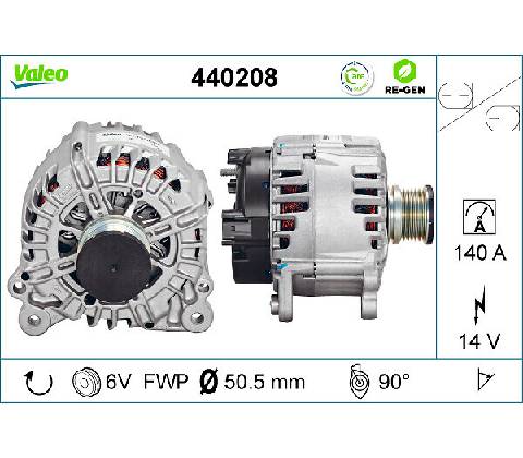 Alternátor VALEO 440208
