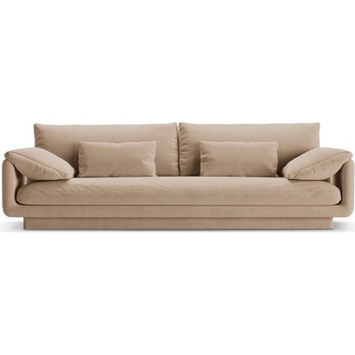 Micadoni Бежов кадифен диван 250 cm Torino - Micadoni (MIC_4S_184_F1_TORINO2)