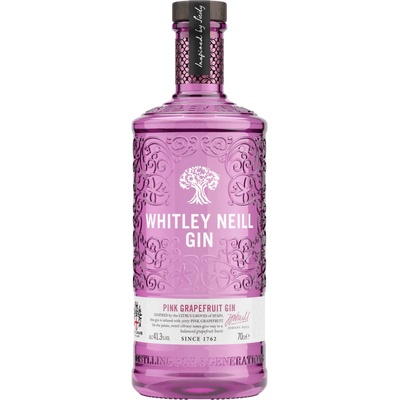 Whitley Neill Pink Grapefruit Gin 41,3% 0,7 l (čistá fľaša)