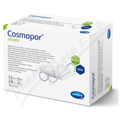 Hartmann Cosmopor Silicone 7,2 x 5 cm 10 ks