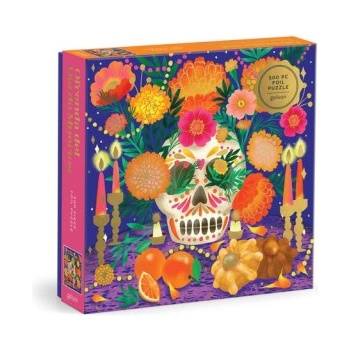 Galison Ofrenda del Dia de Muertos 500 Piece Foil Puzzle | Galison