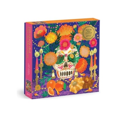 Galison Ofrenda del Dia de Muertos 500 Piece Foil Puzzle | Galison