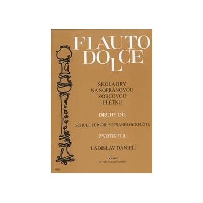 noty Baer Flauto dolce II.diel Zobcová flauta Ladislav Daniel