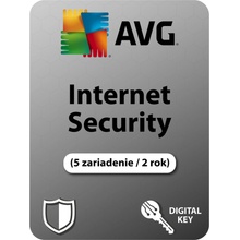 AVG Internet Security, 5 lic. 24 mes.