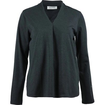 Anja L/S T SKHOOP Black Melange