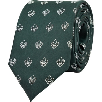 Bubibubi kravata francúzska ľalia tmavozelená