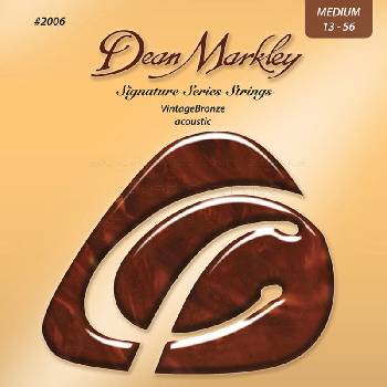 Dean Markley 2006 Vintage Bronze 13-56 Струни за акустична китара (2006-MED)