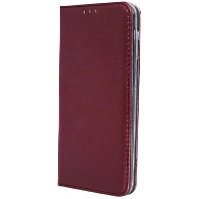 Mobi-Fon Калъф тефтер флип bSmart Magnetic Book страничен, За iPhone 14 Pro Max (6.7), Бордо (IPH-14PMAX-001)