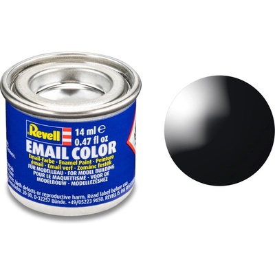 Revell emailová farba #7 čierna lesklá 14ml