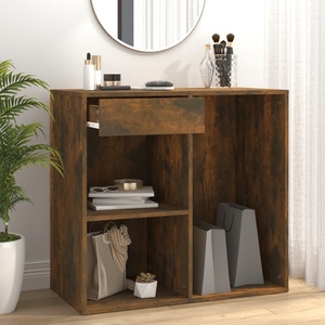 vidaXL Козметичен шкаф, Опушен дъб, 80x40x75 см, инженерно дърво (820502)
