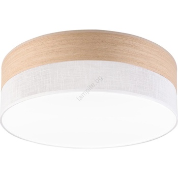LAMKUR Led Плафониера sirja wood led/36w/230v Ø 45 см бял/дъб (la54520)