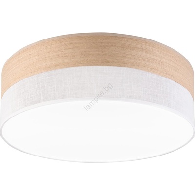 LAMKUR Led Плафониера sirja wood led/36w/230v Ø 45 см бял/дъб (la54520)