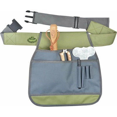Esschert Design Zahradnická zástěra Profi 34x83 cm zelená