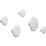 Muuto Куки за стена Dots Wood мръсно бяло 5 бр (03352)