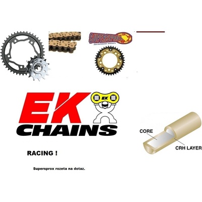 EK Chain Řetězová sada Honda TRX 450 R 06-08