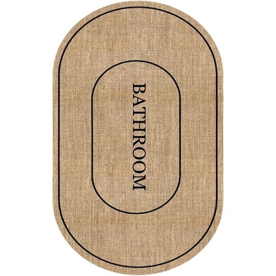 Mila Home Кафяв килим за баня 60x90 cm Jute Look - Mila Home (HKG-JUTPASPAS1)