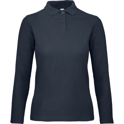 B&C Polokošile B&C ID.001 LSL piqué dlouhý rukáv dámská COT 010I1323500 Oranžová