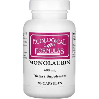 Ecological Formulas Monolaurine, 600 mg, 90 капсули, Ecological Formulas (03488 (600 MON) EF)