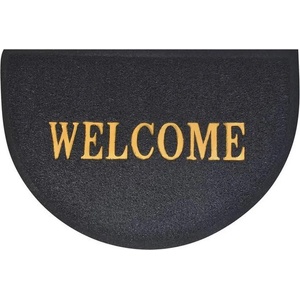  60 x 40 см полукръгла изтривалка от разпенен полиетилен със златен надпис WELCOME