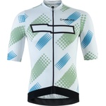 Nalini Мъжка фланелка с къс ръкав за колоездене Nalini Harlem Jersey Cycling jersey - White (056-4011-0213)