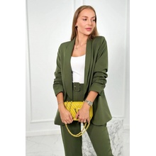 Fashionweek talianska súprava elegantného saka s nohavicami K80172B khaki