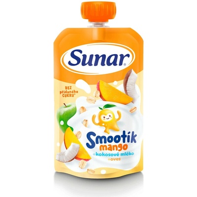 Sunar Smootík kapsička mango kokosové mléko ovesné vločky 120 g – Zboží Dáma