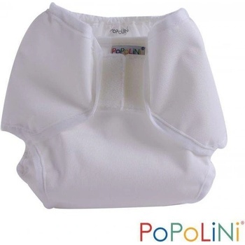 Popolini Polyesterky PopoWrap bílé M 5-10 kg