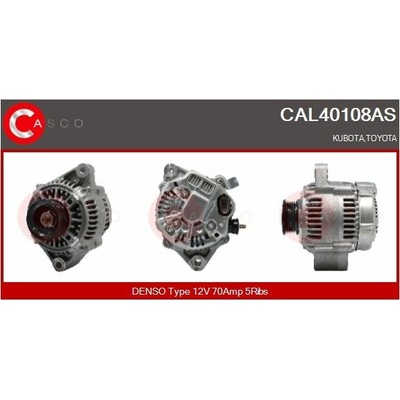ALTERNATOR 12V 80A CAL40108AS