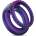 Hueman Jupiter Vibrating Cock and Ball Ring Purple