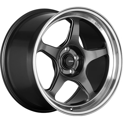 KONIG Hyperspec 9x19 5x112 ET42 anthracite metallic with mirror machined lip