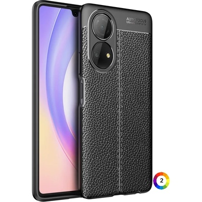 Huawei Honor Play 30 Plus Удароустойчив Litchi Skin Калъф и Протектор
