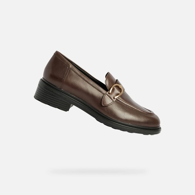 Geox Кафяви дамски мокасини Geox Walk Pleasure Geox | Kafyav | ЖЕНИ | 39